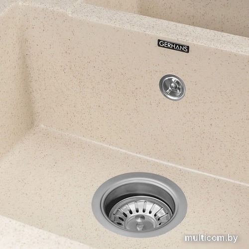 Кухонная мойка Gerhans C01 (бежевый)