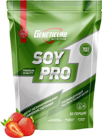Geneticlab Soy Pro (900 г, клубника)