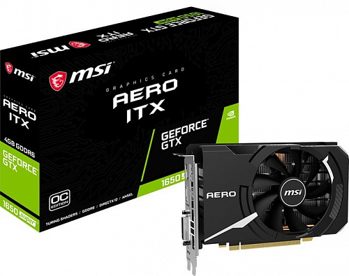 Видеокарта MSI GeForce GTX 1650 Super Aero ITX OC 4GB GDDR6