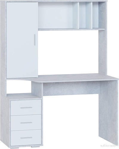 Стол Сокол КСТ-16 (бетон/белый)