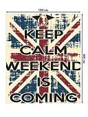 Скатерть JoyArty Британский флаг и надпись на английском языке tc_4515_120x145