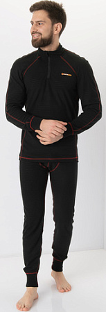 Костюм Huntsman Thermoline ZIP 56-58 (фактурный флис, черный)