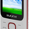 Мобильный телефон Maxvi C15 (белый/красный)
