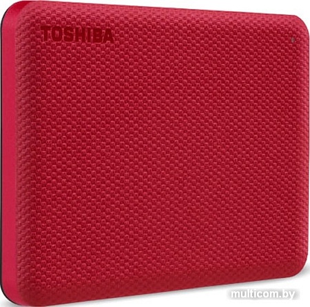 Внешний накопитель Toshiba Canvio Advance 1TB HDTCA10ER3AA (красный)