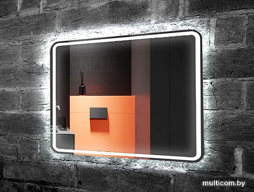 Пекам Зеркало LED Marta1-120х80spcl (сенсор прикосн./подогрев/часы)