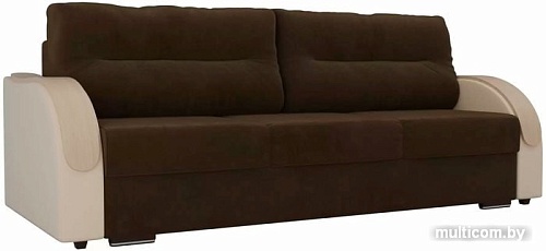Диван Лига диванов Дарси 102107 (коричневый/бежевый)