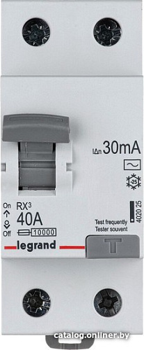 Устройство защитного отключения Legrand RХ3 2P 40A 30mA 10kA 2M тип АС 402025