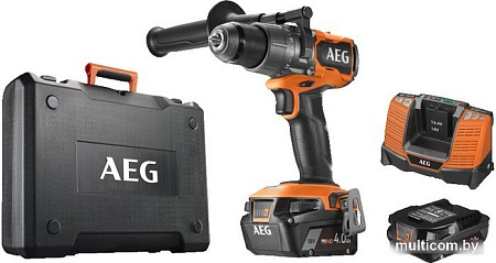 Ударная дрель-шуруповерт AEG Powertools BSB 18C3BL-X02C 4935478937 (с 2-мя АКБ 2 Ач + 4 Ач, кейс)
