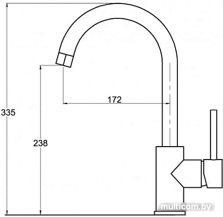 Смеситель Aquasanita Sabia 5523 (церрус)