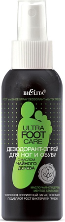 Belita Дезодорант для ног Ultra Foot Care С маслом чайного дерева (100 мл)