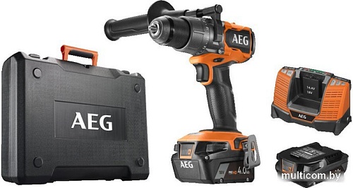 Ударная дрель-шуруповерт AEG Powertools BSB 18C3BL-X02C 4935478937 (с 2-мя АКБ 2 Ач + 4 Ач, кейс)