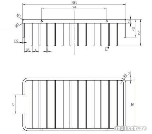 ZorG Полка AZR U-1 SL (угловая)