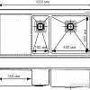 Кухонная мойка Omoikiri Akisame 100-2-GM-R (4993041)