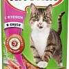 Корм для кошек Kitekat с ягненком в соусе 0.085 кг
