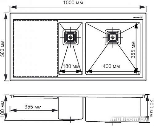 Кухонная мойка Omoikiri Akisame 100-2-GM-R (4993041)