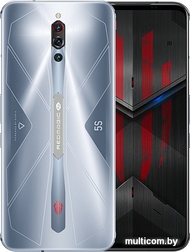 Смартфон Nubia RedMagic 5S 8GB/128GB международная версия (серебристый)