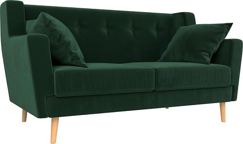Диван Mebelico Брайтон 2 (велюр, зеленый)