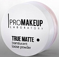 Рассыпчатая пудра PROMAKEUP True Matte прозрачная тон 1001 (10 г)