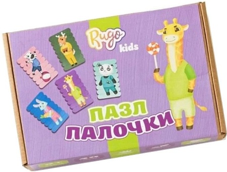 Мозаика/пазл Rugo Пазл на палочках Животные PazlPal2