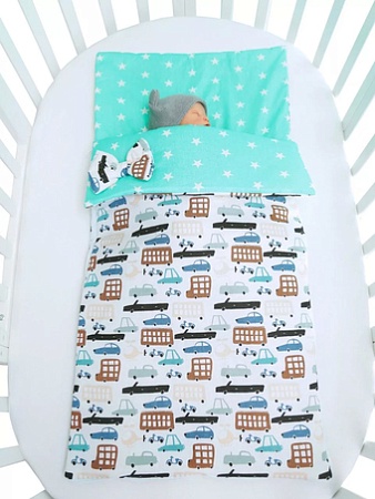 Спальная подушка Amarobaby Magic Sleep Трасса AMARO-32MS-Tr