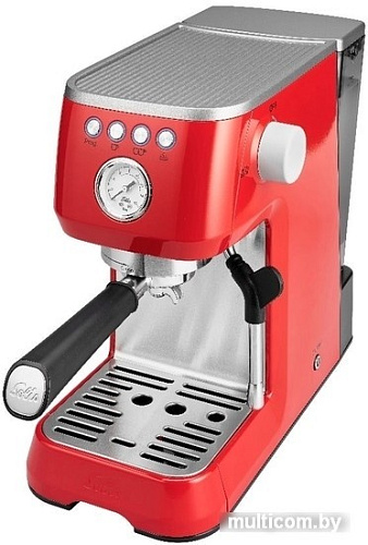 Рожковая помповая кофеварка Solis Barista Perfetta Plus (красный)