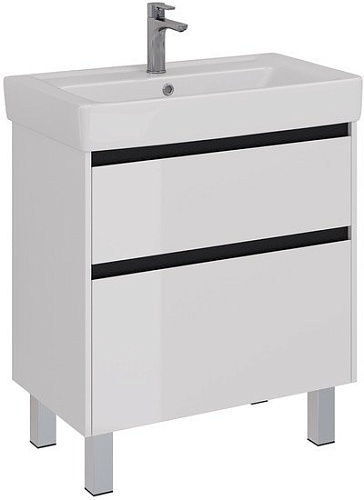 Lemark Тумба под умывальник Combi 80 LM03C80T (белый глянец)