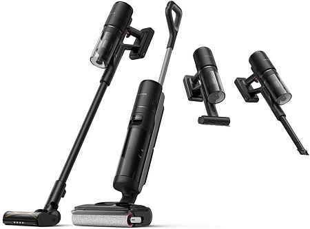 Пылесос Dreame H12 Dual FlexReach Wet and Dry Vacuum HHV31A (евровилка, черный)