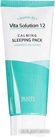 Jigott Маска для лица кремовая Vita Solution 12 Calming Sleeping Pack 180 мл