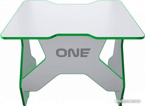 Геймерский стол VMM Game One White 100 Green TL-1-WEGN