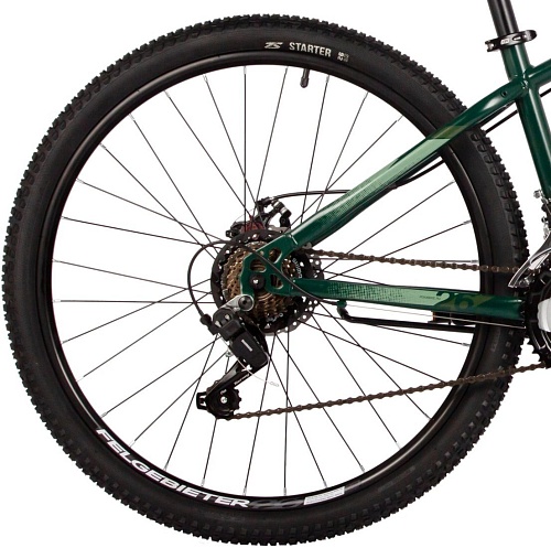 Велосипед Foxx Caiman 27.5 р.16 2025 27SHD.CAIMAN.16GN5 (зеленый)