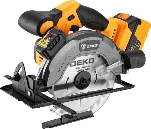 Дисковая (циркулярная) пила Deko DKCS20V 084-1039 (с 1-им АКБ)