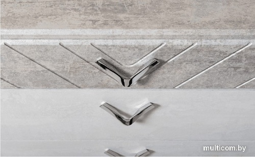 Комод Mobi Амели 13.107 (шелковый камень К349RT-бетон чикаго беж LS 00 953)