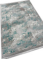 Radjab Carpet Афина Прямоугольник 9009A 12811RK (2x4, Grey/Green)