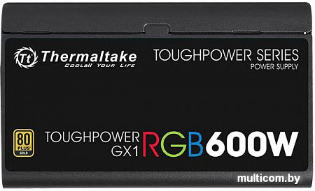 Блок питания Thermaltake Toughpower GX1 RGB 600W Gold TP-600AH2NKG