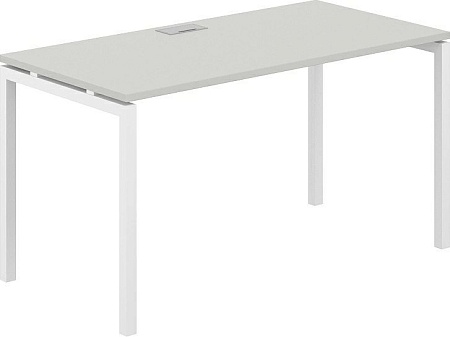 Norden 140х70х75 SG.205.SH.44.WH (белый/серый бархат)