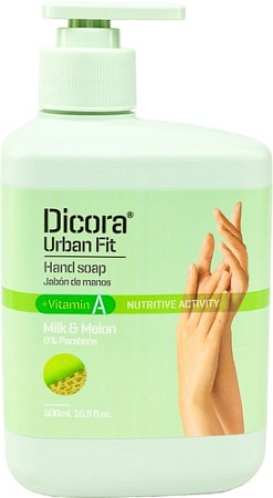 Dicora Мыло жидкое Milk & Melon с витамином А 500 мл
