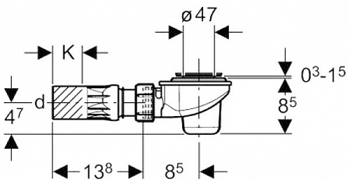 Сифон Geberit Uniflex 150.680.00.1