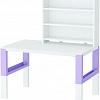 Письменный стол Ikea Поль (белый/розовый) [391.289.79]