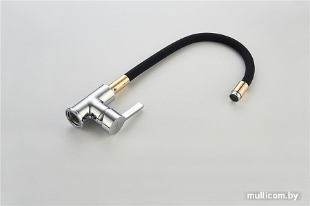 Смеситель Ledeme H98 L4898-10 (черный/хром/золотой)