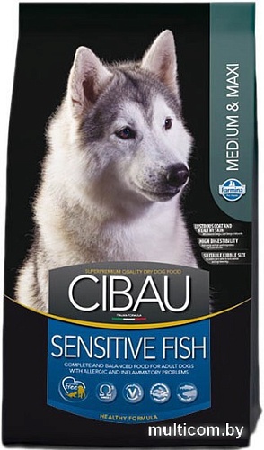 Корм для собак Cibau Sensitive Fish Medium & Maxi 12 кг