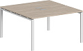 Стол Norden 120x143.8x75 SG.244.OL.63.WH (белый/дуб светлый)