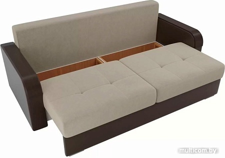 Диван Лига диванов Мейсон 102140 (бежевый/коричневый/серый)