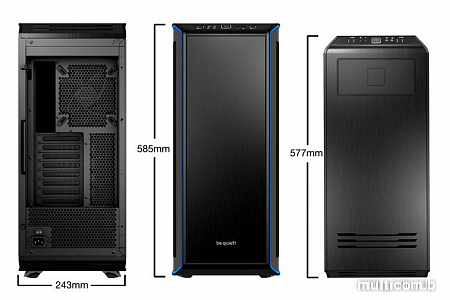 Корпус be quiet! Dark Base Pro 900 (черный/оранжевый)