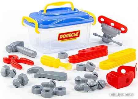 Набор инструментов игрушечных Полесье Механик 56610 (в контейнере)