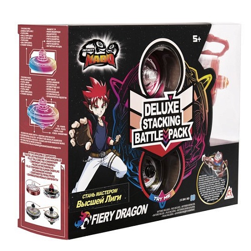 Волчок Infinity Nado Стакинг Делюкс Fiery Dragon 38779