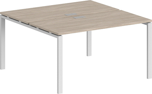 Стол Norden 120x143.8x75 SG.244.OL.63.WH (белый/дуб светлый)