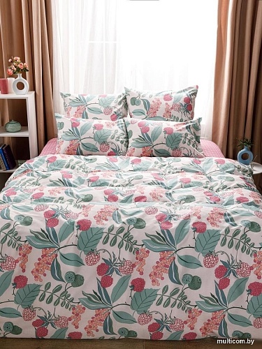 Постельное белье Веселина Кимберли 71137-1+70707-2 2сп Евро (70x70)