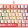 Клавиатура A4Tech Bloody S87 Energy Pink (Bloody BLMS Red Plus)
