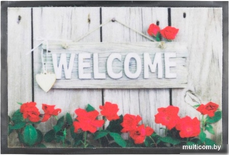 Придверный коврик SunStep Интерьерный Welkome 40х60 37-716 (разноцветный)