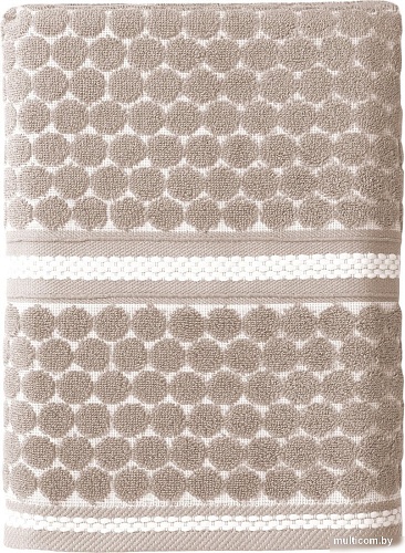 Полотенце Verossa Dots tactille 50x90 (кофе/белый)